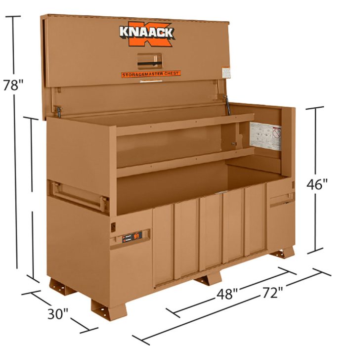 Buy Knaack STORAGEMASTER® Piano Box with Ramp (57.5 cu ft.) Job Site Boxes in NH, MA, CT, VT