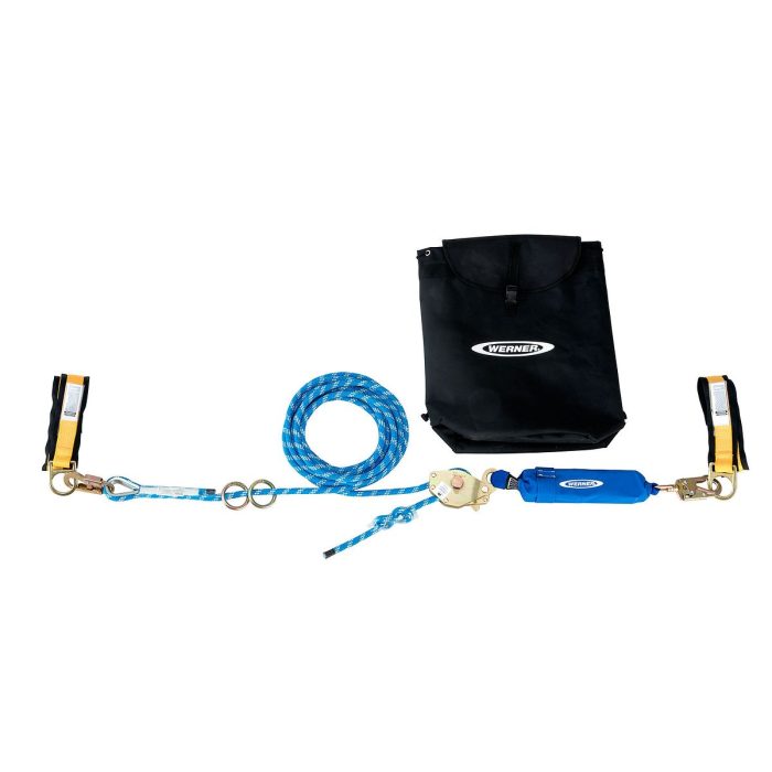 Life Line Rope Extandable Buy Werner Fall Protection L100030 30FT 2-Man Rope Horizontal Lifeline ...