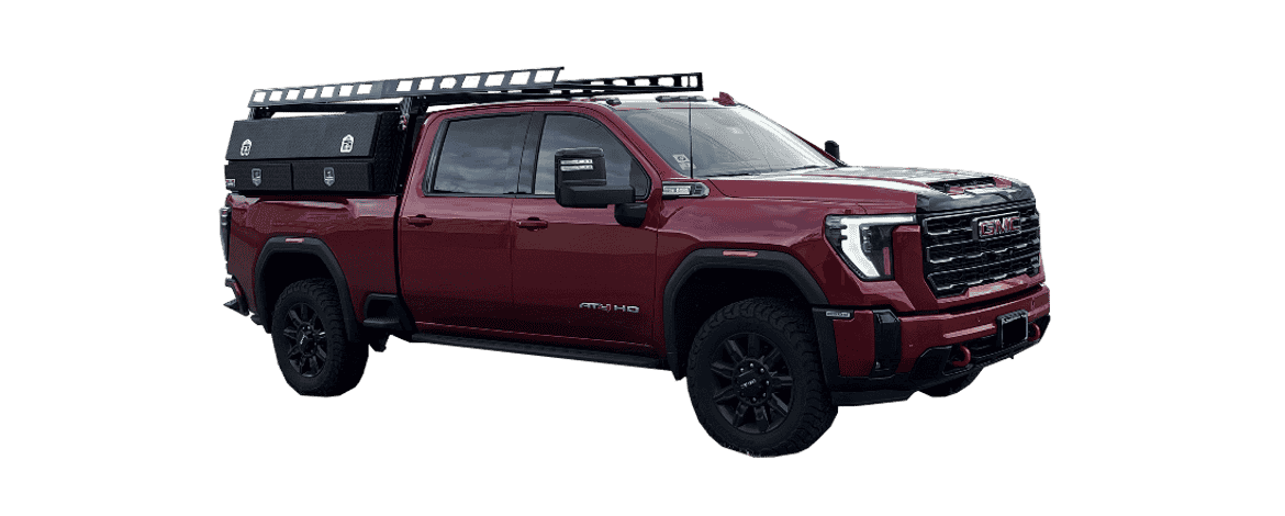 System One Rack with Black Powder Coat and Brute Boxes