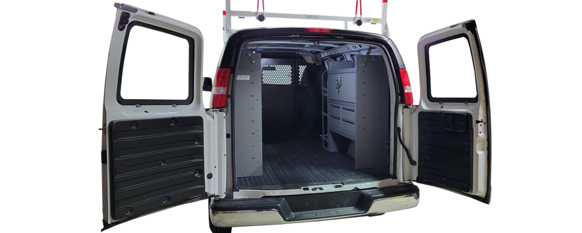 Holman Shelves with a WeatherGuard Rack